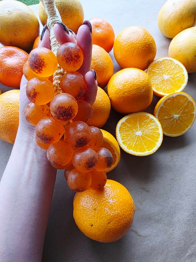 Orange Zest Grape Shape Soap - photo 3