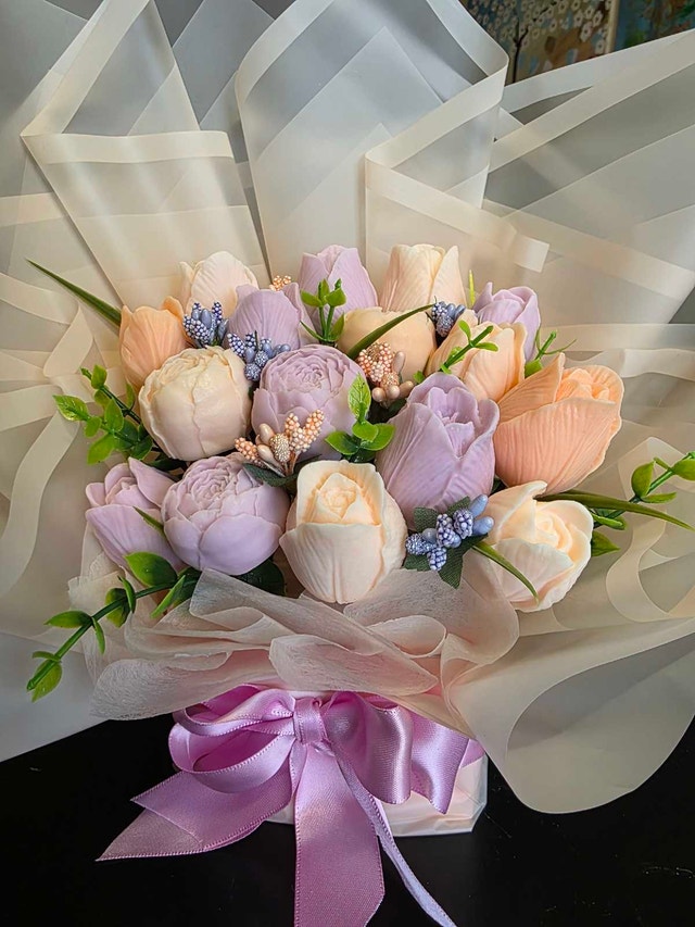 Soap Flower Bouquet