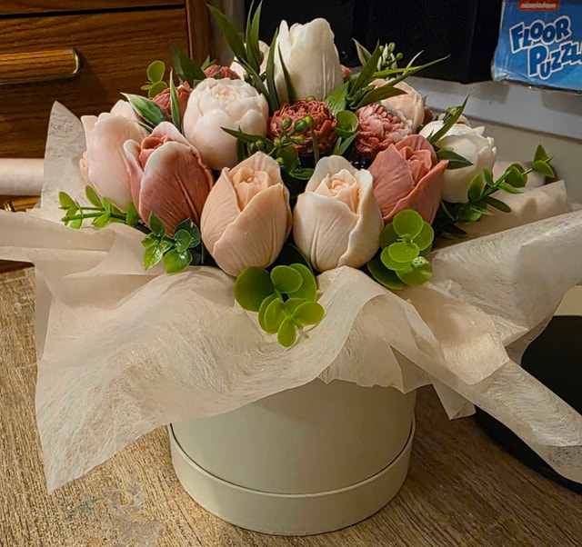 Soap Flower Bouquet - photo 5
