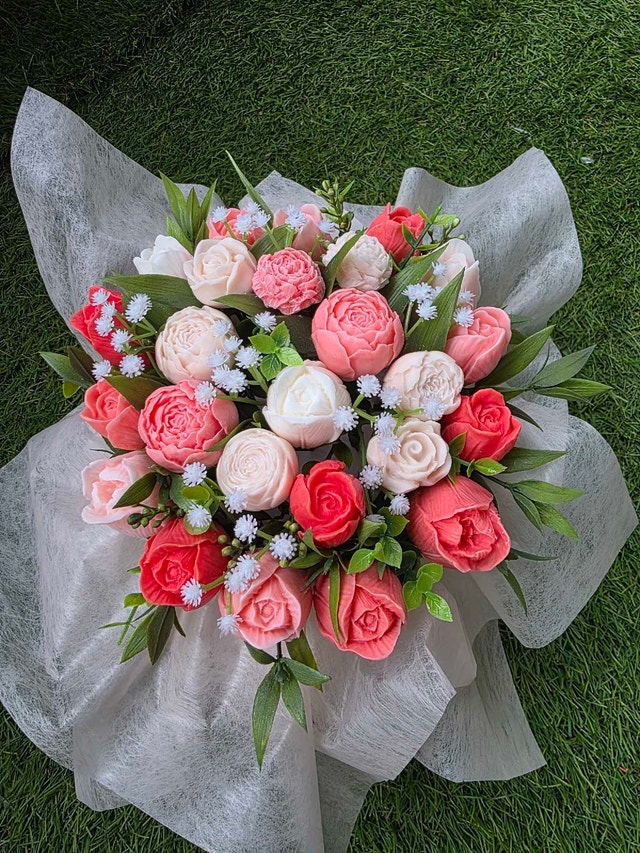 Soap Flower Bouquet