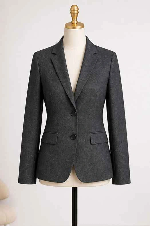 Hugo Boss Grey Dress + Blazer Set (Petite US 2–6) - photo 2