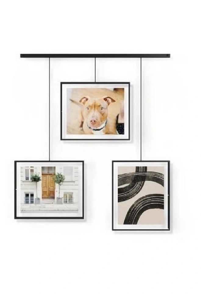 UMBRA EXHIBIT FRAMES, SET OF 3 - BLACK - photo 2