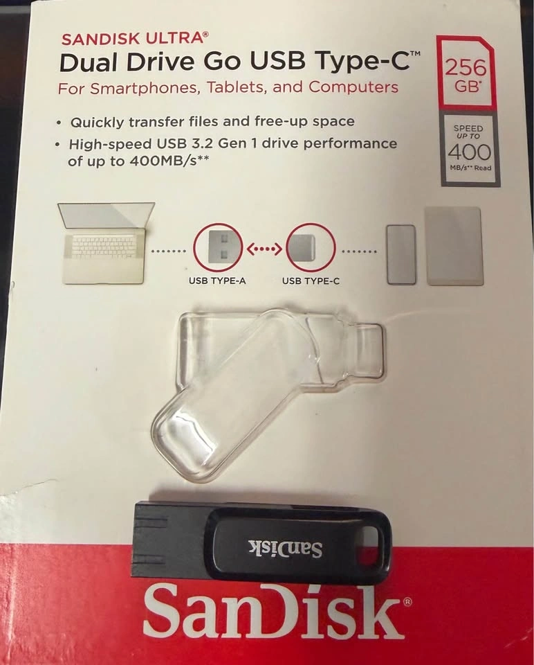 SanDisk USB Type-C & USB Flash Drive 256GB - PRICE NEGOTIABLE!!! - photo 2