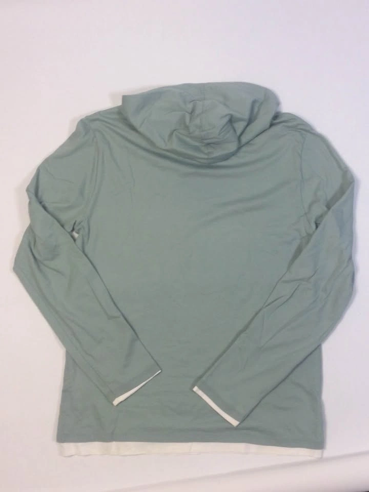 Vince Double Layer Hoodie Mens S Pima Cotton Pullover - photo 3