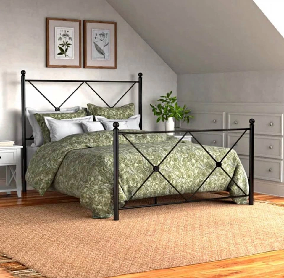 Queen Fernwood Metal Bed by Andover Mills