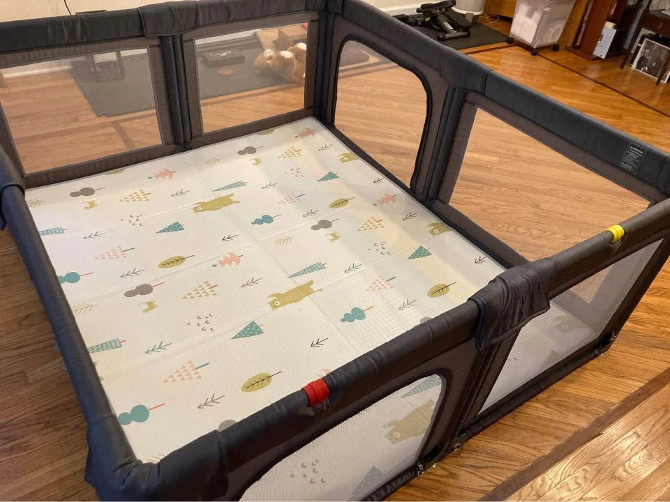 Portable Baby Playpen with Floor Pad - photo 2
