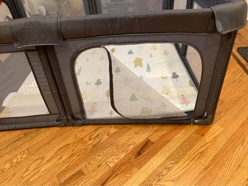 Portable Baby Playpen with Floor Pad - photo 3