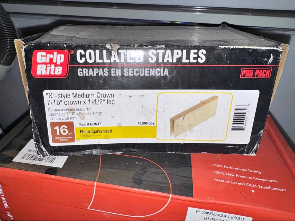 Grip-Rite 16-Gauge N-Style Staples (10000 ct)
