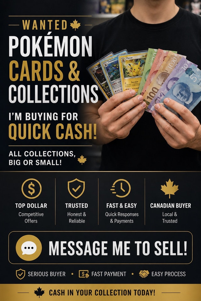 BUYING NM POKEMON CARDS/SEALED AT 70-80%