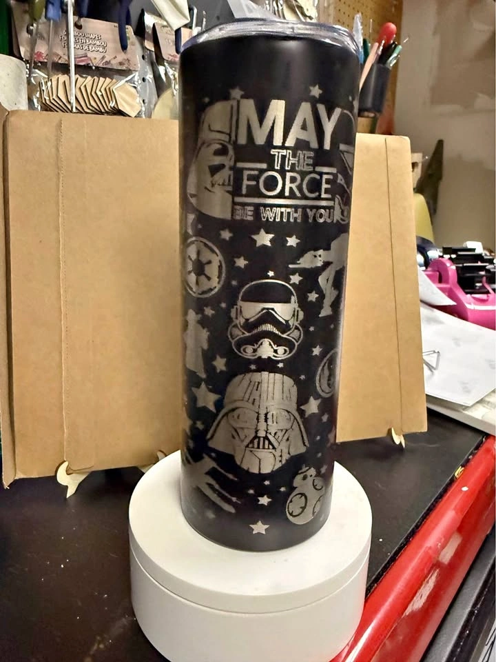 Last one - Sale - Tumbler - Star Wars - laser engraved - 20oz -