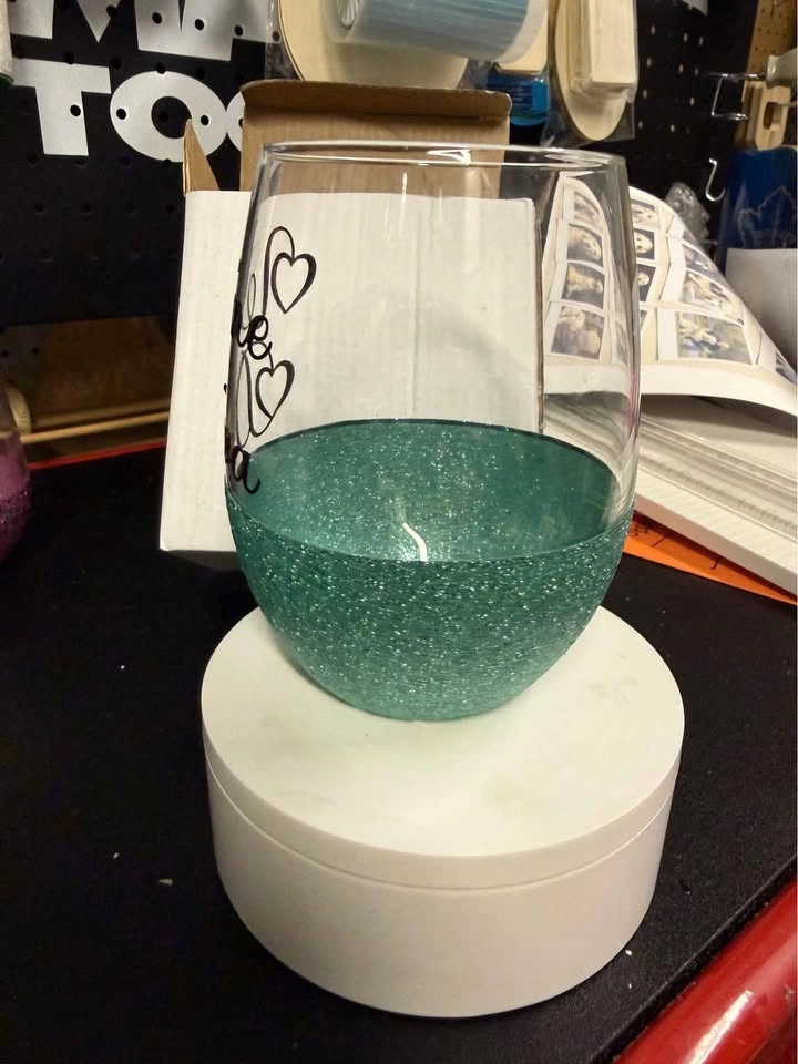 Glitter Wine Glass - Wine Diva - Inventory Clearout - photo 2