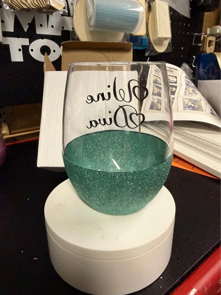 Glitter Wine Glass - Wine Diva - Inventory Clearout - photo 4