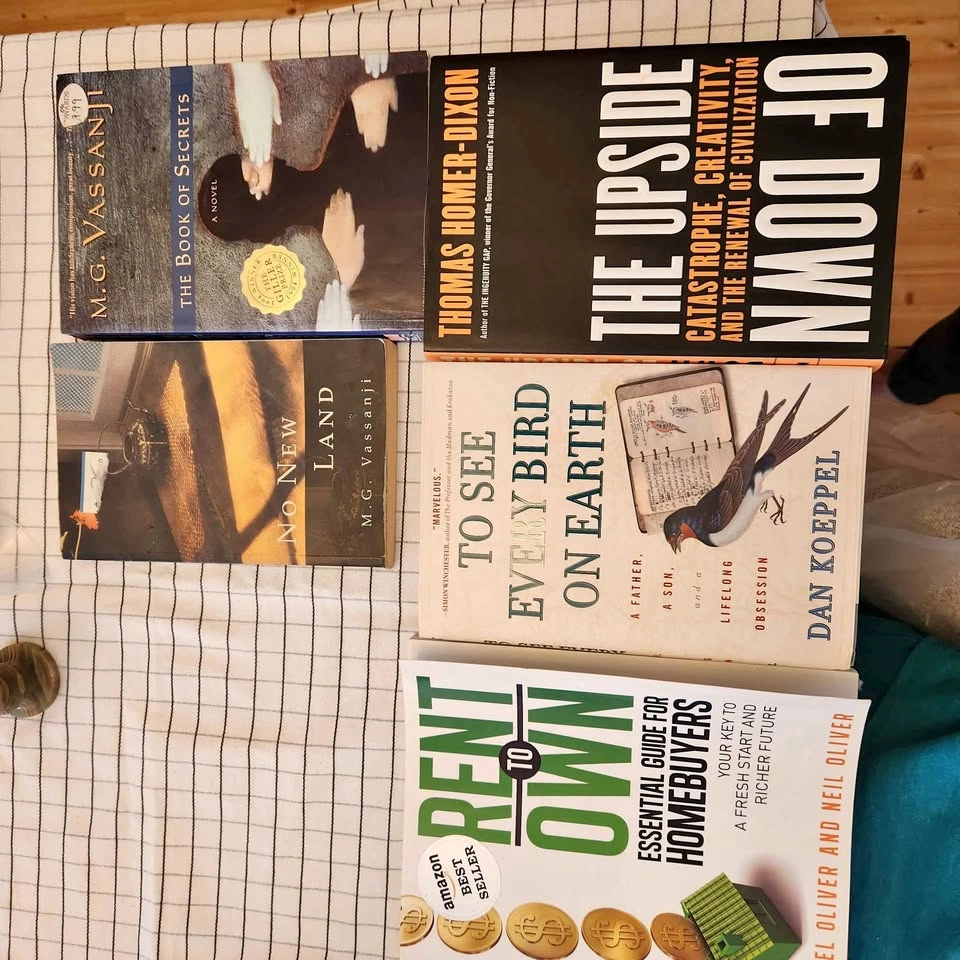 Assorted Books - Vassanji, Homer-Dixon, Koeppel and more