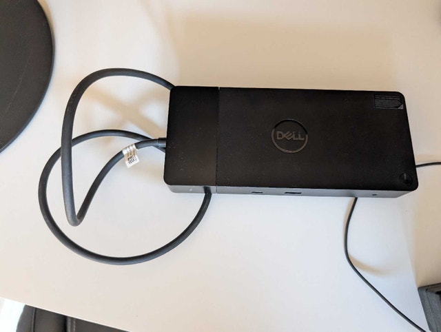 Dell Dock, Mophie Charger, Logitech Webcam Bundle