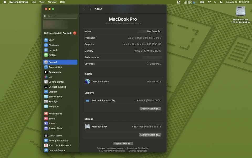 Macbook Pro 13.3" (2017) i7, 16GB RAM, 1TB SSD, Touchbar - photo 5