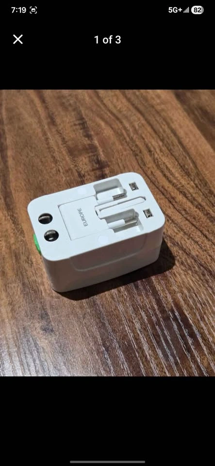 All-in-One Universal Travel Adaptor with USB - photo 3