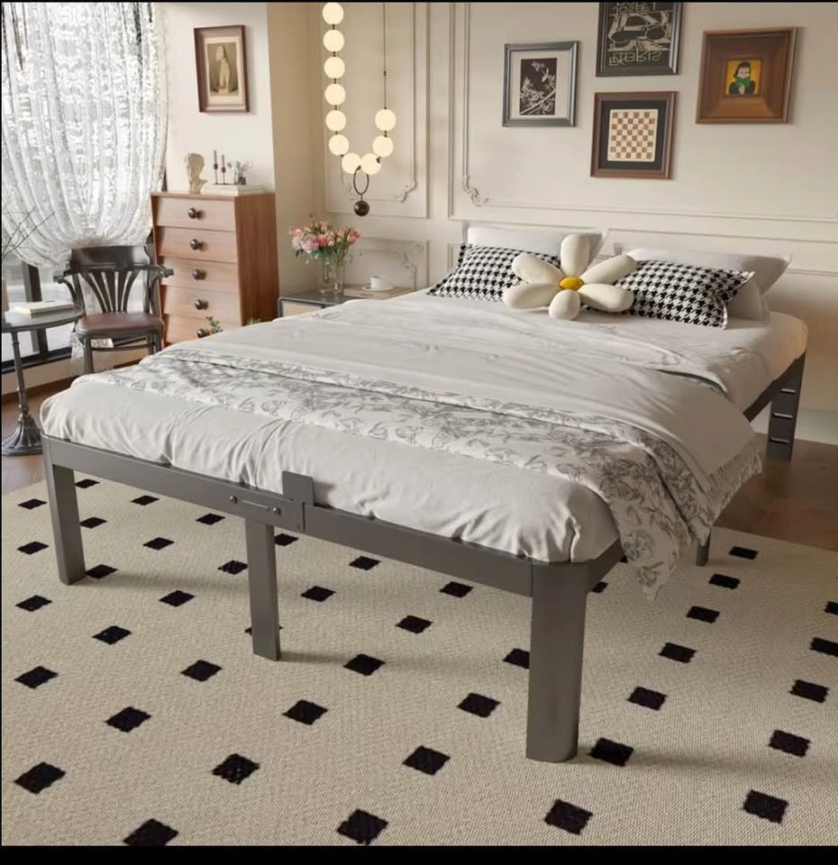 Metal king bed frame - photo 2