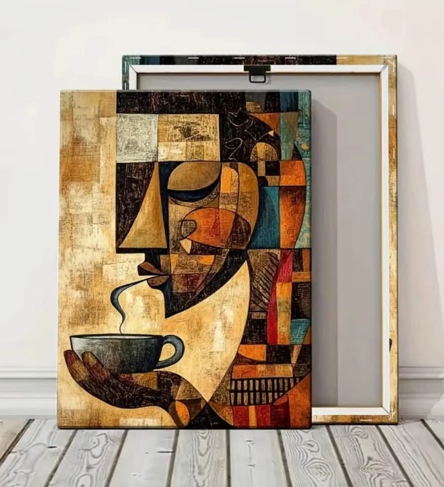 Modern abstract canvas print arts - photo 3