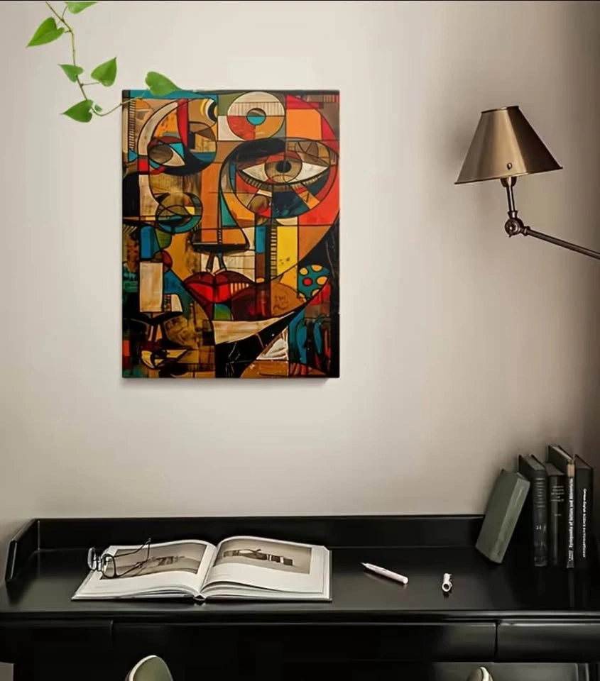 Modern abstract canvas print arts - photo 4