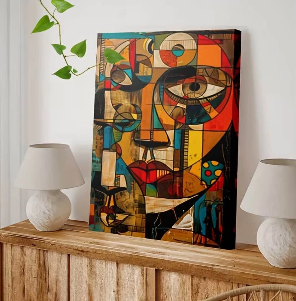 Modern abstract canvas print arts - photo 5