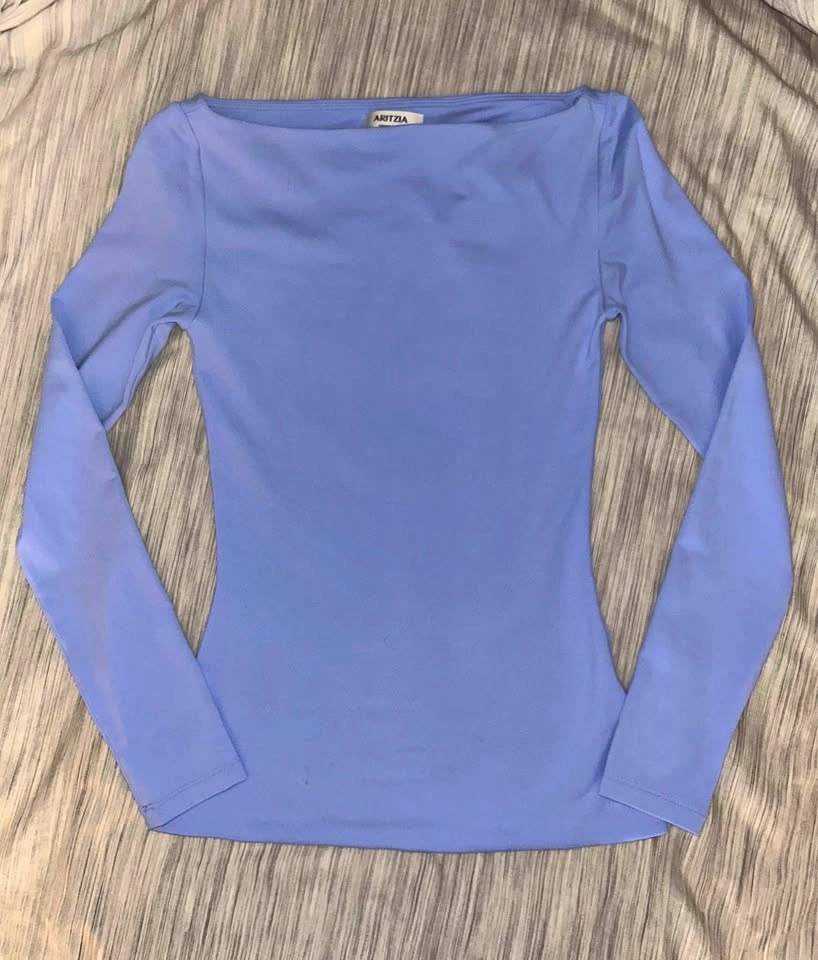 Aritzia Contour Boatneck Longsleeve XS
