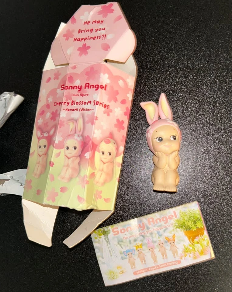 Authentic Cherry Blossom Series Sonny Angel Bunny Rare - photo 2