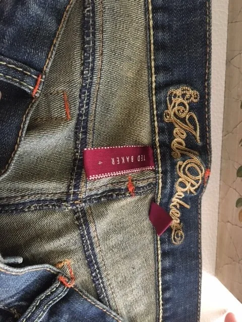 New Ted Baker Low Waist Washed Jeans - photo 3