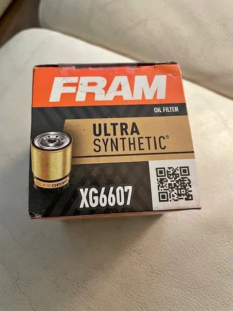 Oil Filter: Ultra synthetic: XG6607