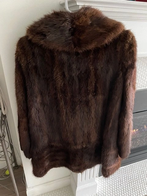 Vintage Dark Brown Real Fur Coat - photo 2