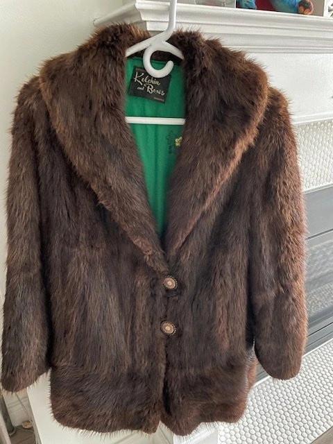 Vintage Dark Brown Real Fur Coat - photo 3