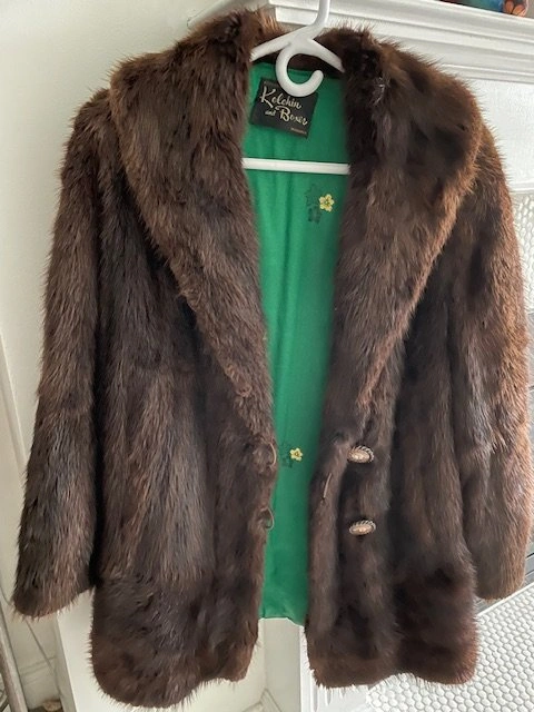 Vintage Dark Brown Real Fur Coat - photo 4