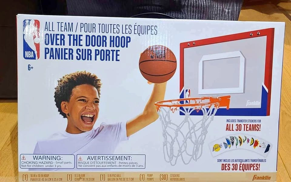 BNIB NBA Over the door Hoop (30 teams)