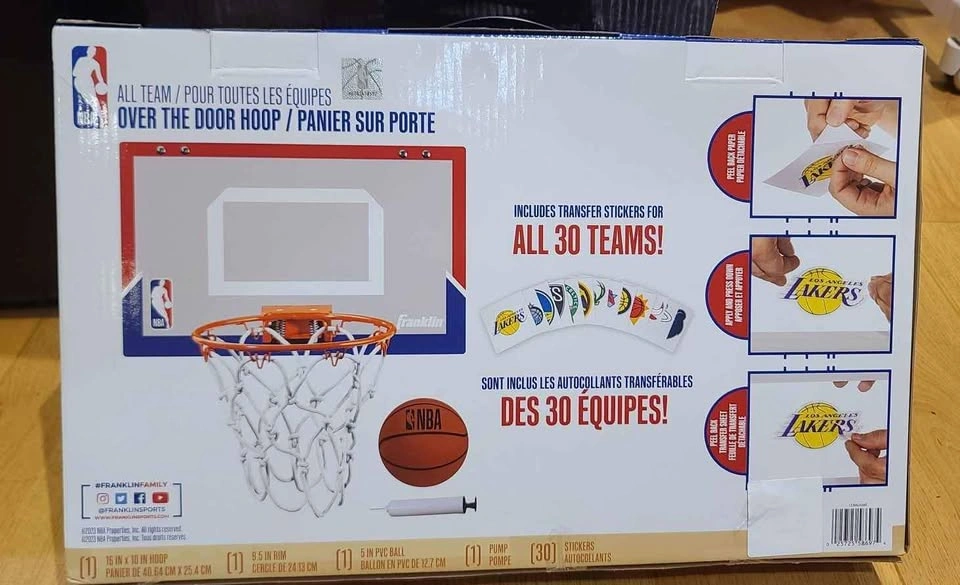 BNIB NBA Over the door Hoop (30 teams) - photo 2