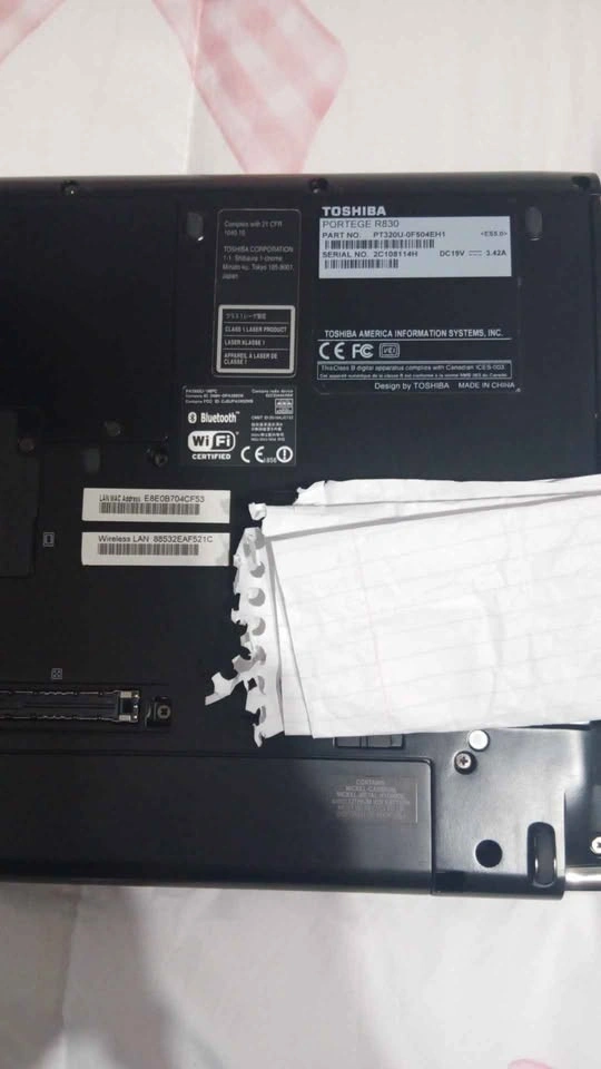 Toshiba Portégé R830 Windows 10 Laptop - photo 4