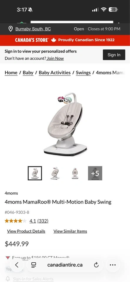 4moms mamaRoo Baby Swing – Excellent Condition - photo 3