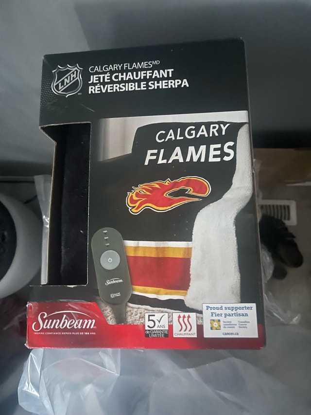 Sunbeam Calgary Flames Heated Throw - photo 2