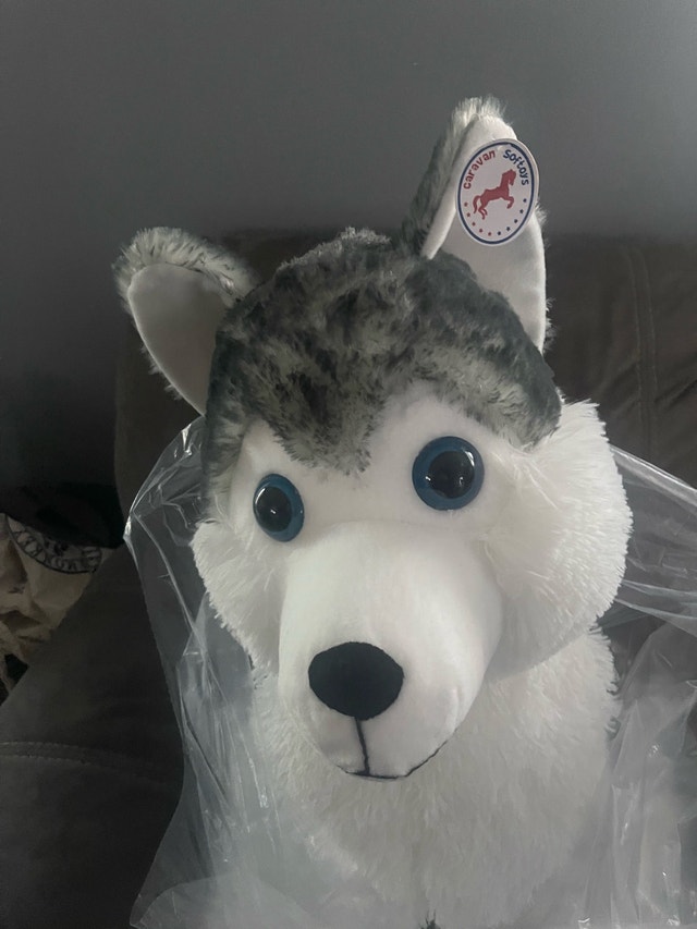 Caravan Softoys Husky 30 inch tall !!