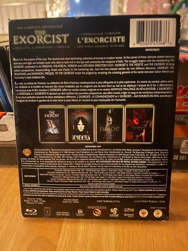 The Exorcist Anthology Blu-Ray - photo 2