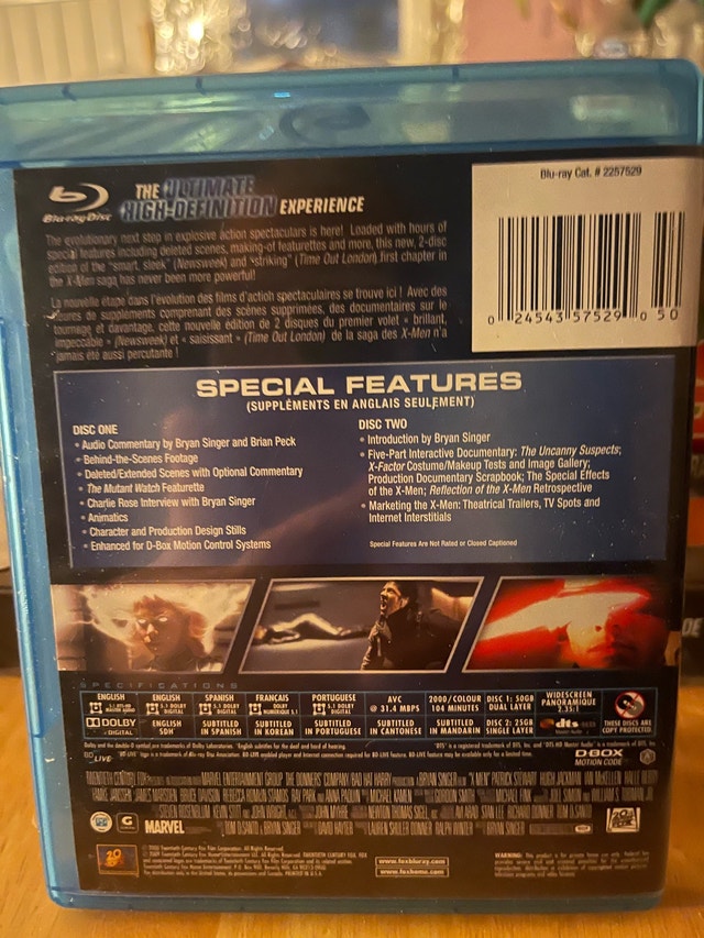 X-Men Blu-Ray - photo 2