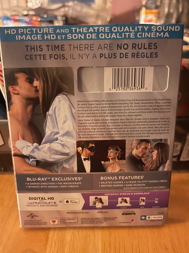 Fifty Shades Darker Blu-Ray + DVD + Digital HD - photo 2