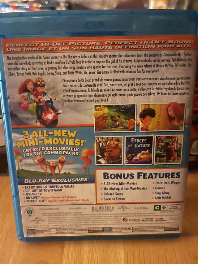 The Lorax Blu-Ray - photo 2