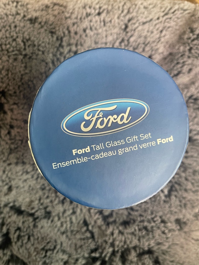 “FORD “GLASS AND COASTER SET