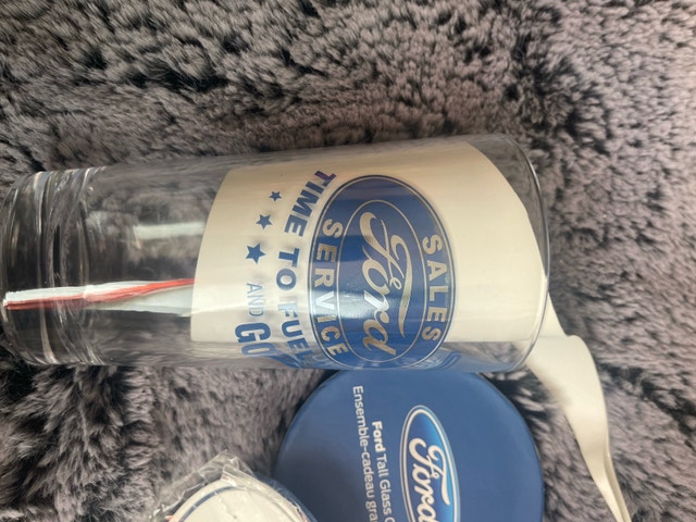 “FORD “GLASS AND COASTER SET - photo 3