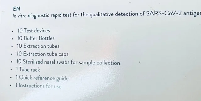 Abbott Panbio Covid-19 Test Kit (10 Tests) - photo 3