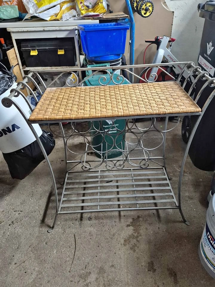 Heavy Duty Wine Table/Shelf (approx. 30lbs)
