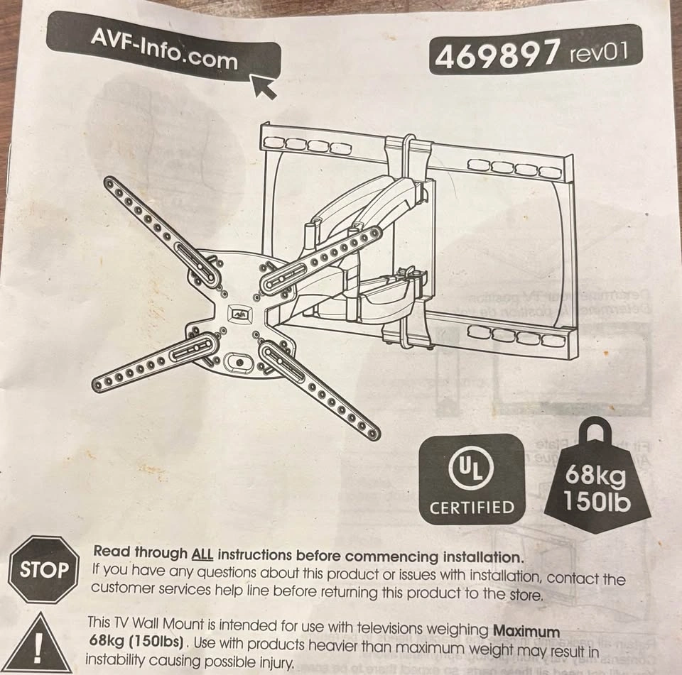 32"-100" Tilt and Turn TV Wall Mount - photo 3