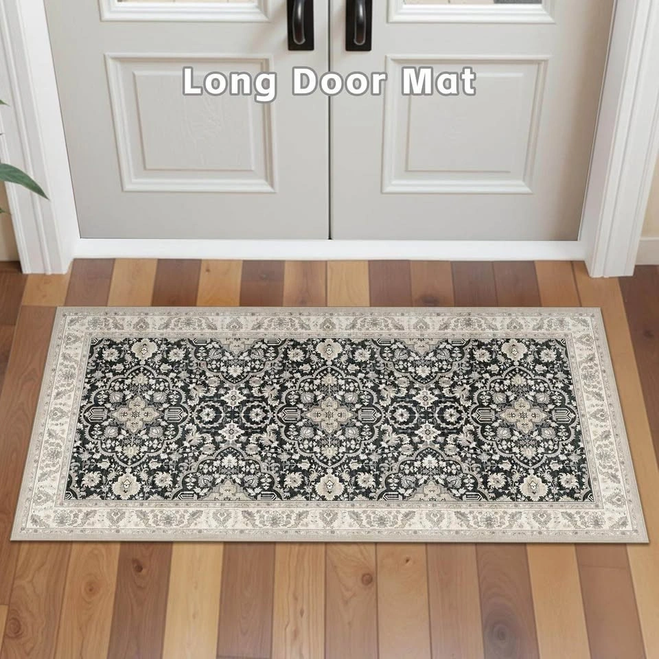 Vintage Throw Rug 2x4 Non-Slip - photo 2