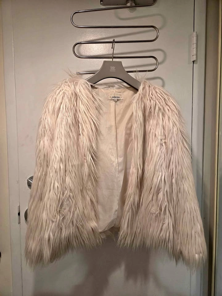 White Fun Fur jacket