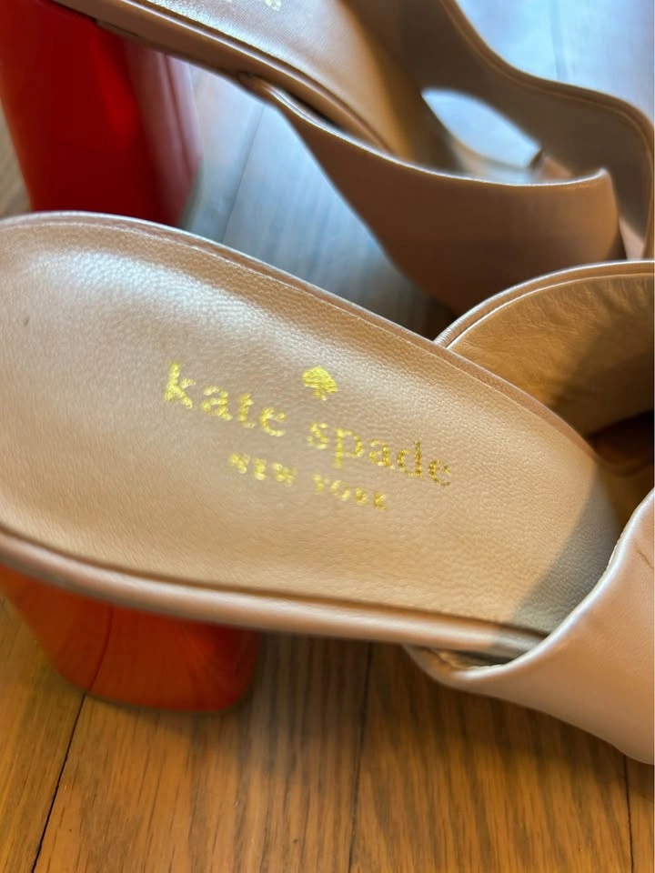 Kate Spade Leather Block Heel Sandals - photo 3