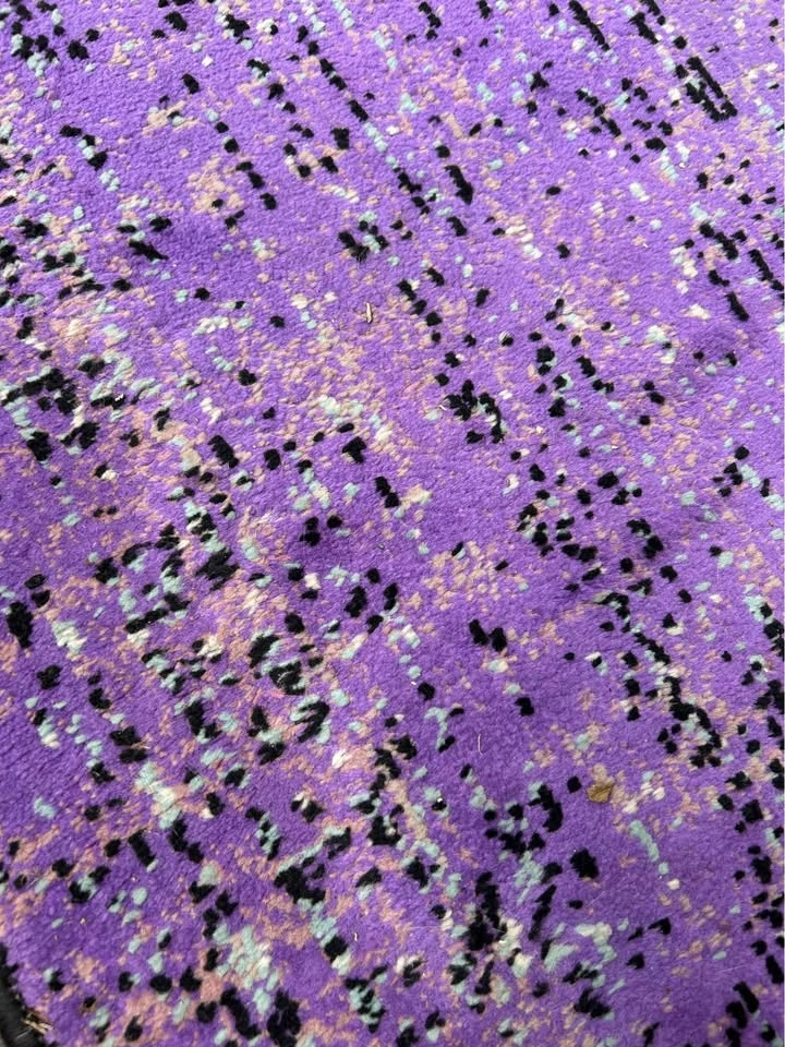 Purple Paisley Runner Rug - photo 3